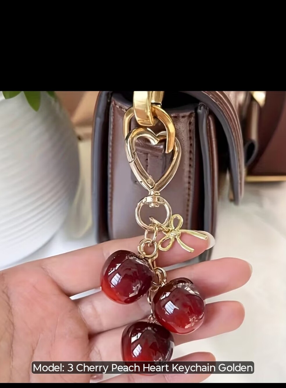 Cherry Keychain/Bag Charm